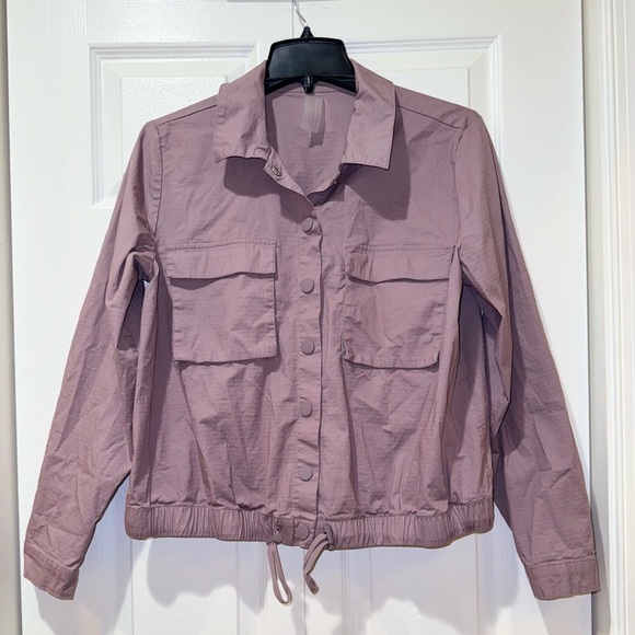 Zuda Stretch Woven Ripstop Collared Jacket. Size Medium. EUC. - Picture 1 of 10